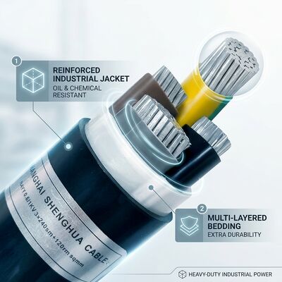 Oil Resistant Chemical Resistant PVC Insulated Cable 450/750V 3 Core Industrial Use fournisseur