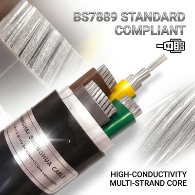 BS 7889 VDE NF C Standard PVC Insulated Cable 0.6/1kV 5 Core 5x16mm2 Export fournisseur