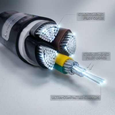 Fire Resistant PVC Insulated Power Cable 0.6/1kV 3 Core 3x25mm2 Emergency Circuit fournisseur