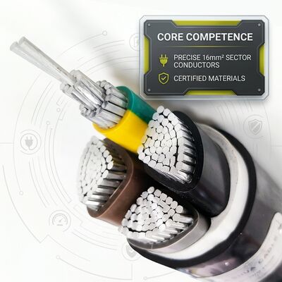 BS 7889 VDE NF C Standard PVC Insulated Cable 0.6/1kV 5 Core 5x16mm2 Export fournisseur