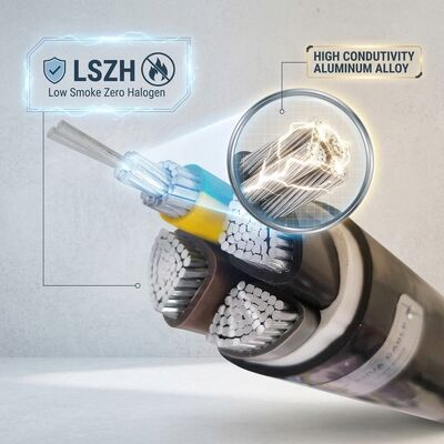 CYKY 5x6mm2 PVC Insulated Cable 90C Underground Distribution 0.6/1kV IEC60502 fournisseur