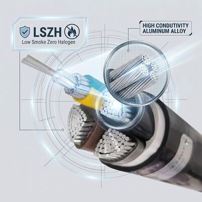 NYY 1x120mm2 PVC Insulated Single Core Cable 90C Power Station 0.6/1kV IEC60502 fournisseur