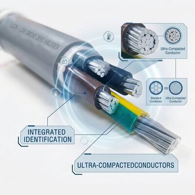 N2XCH-J 5x16mm2 Low Smoke Zero Halogen PVC Insulated Cable Tunnel 0.6/1kV IEC60502 fournisseur
