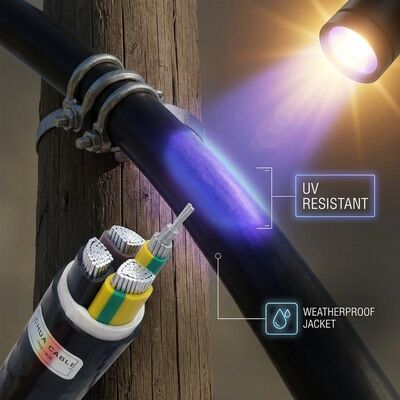 NYM 3x2.5mm2 UV Resistant PVC Insulated Cable Outdoor Lighting 450/750V IEC60228 fournisseur