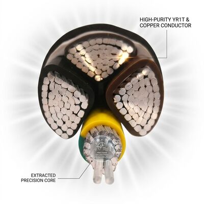 LSZH 7x1.5mm2 PVC Insulated Control Cable Halogen Free Subway 450/750V IEC60228 fournisseur