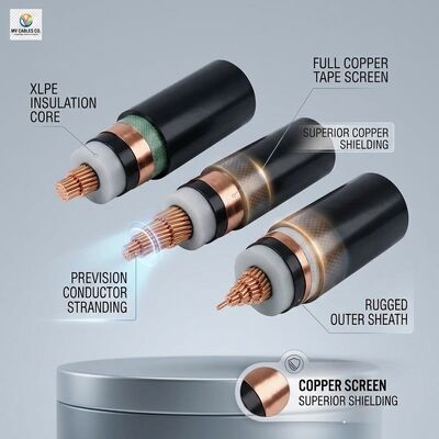 105C Heat Resistant Industrial 4x25mm2 Copper XLPE Insulated Power Cable fournisseur