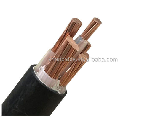 Cable d'alimentation isolée XLPE à tension moyenne à noyau unique à trois noyaux à conducteur en cuivre XLPE à noyau isolé N2XSY fournisseur