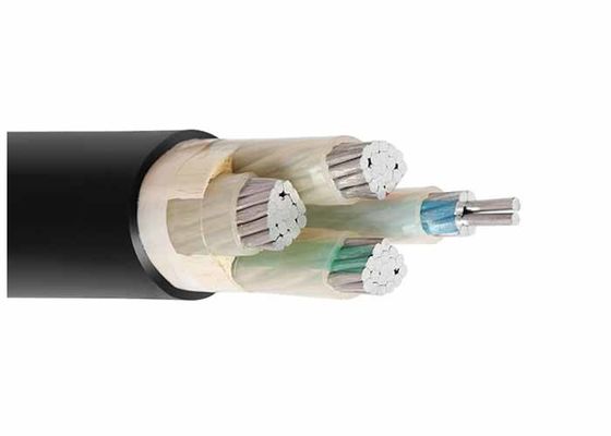 0.6 / 1kV tension isolée par XLPE en aluminium de câble de noyau du conducteur quatre basse