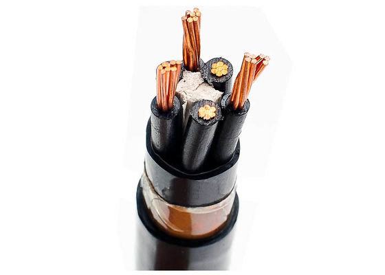 XLPE a isolé le noyau de cuivre engainé par PVC du cable électrique 0.6/1kV cinq de cuivre