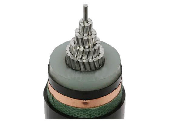 Souterrain en aluminium à un noyau à haute tension de conducteur isolé par XLPE de cable électrique