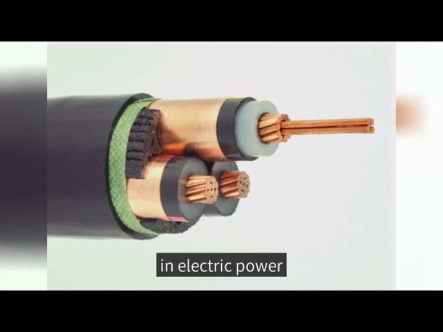 Cable d'alimentation électrique 12/20 kV (24) kV à noyau unique 1C500SQMM CU / XLPE / CWS / PE