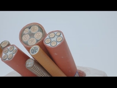 Conducteur de cuivre échoué par IEC60331 à hautes températures évalué de câble du feu