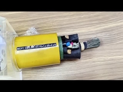 Cable enveloppé en métal de mine flexible à tension nominale de 1,9 / 3,3 kV et inférieure