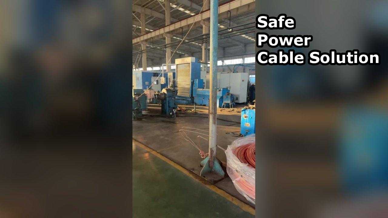 XLPE ignifuge a isolé le cable électrique